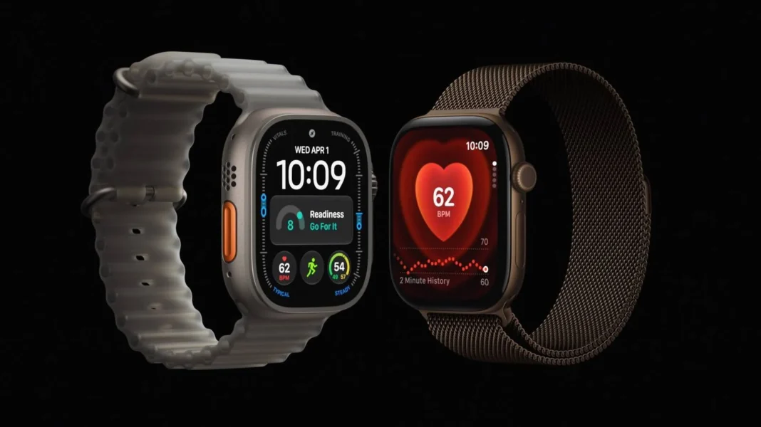 Apple Watch Series 12 reset sorunu sonrası ekranda görünen Apple logosu